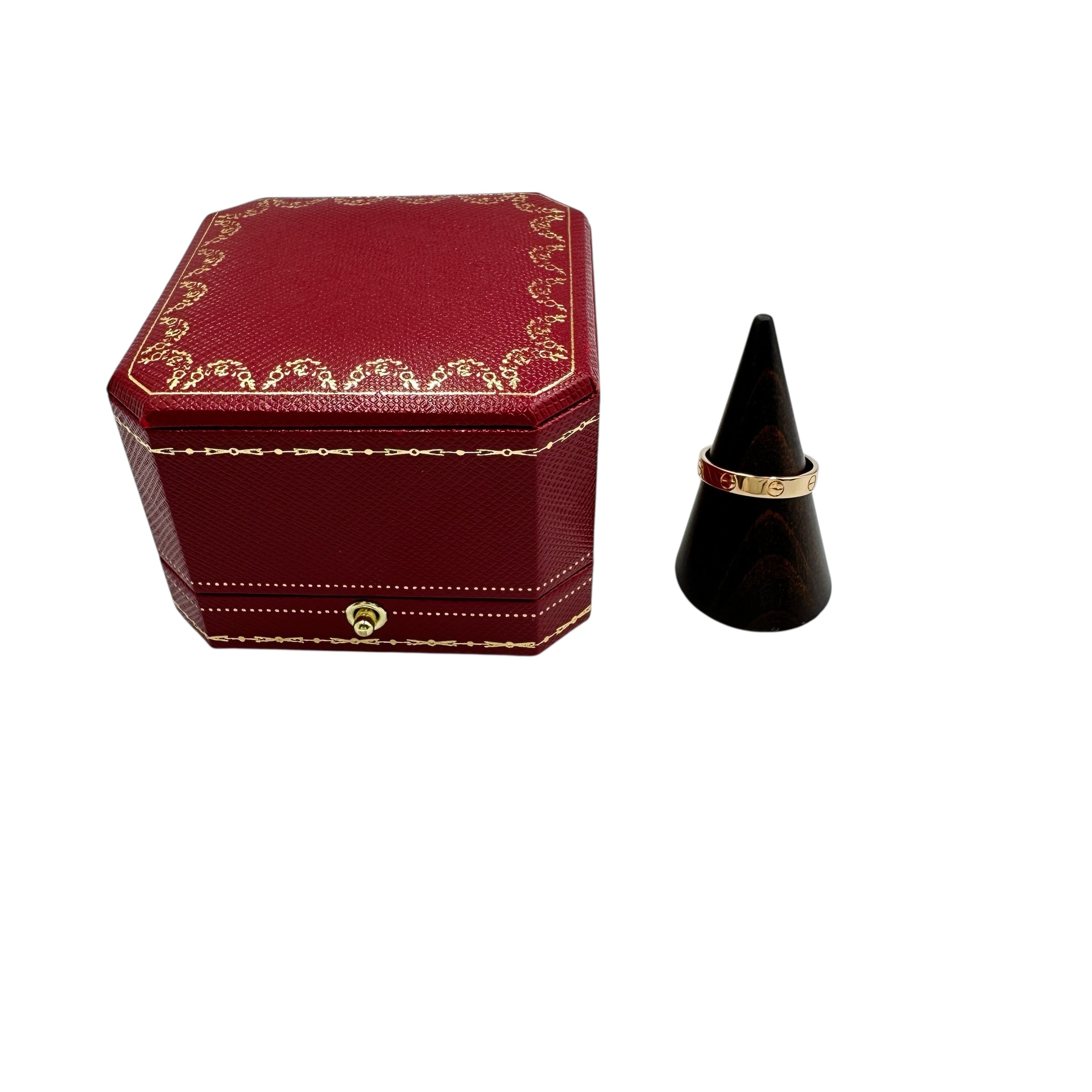 Cartier カルティエ ミニ ラブ リング K18PG #57