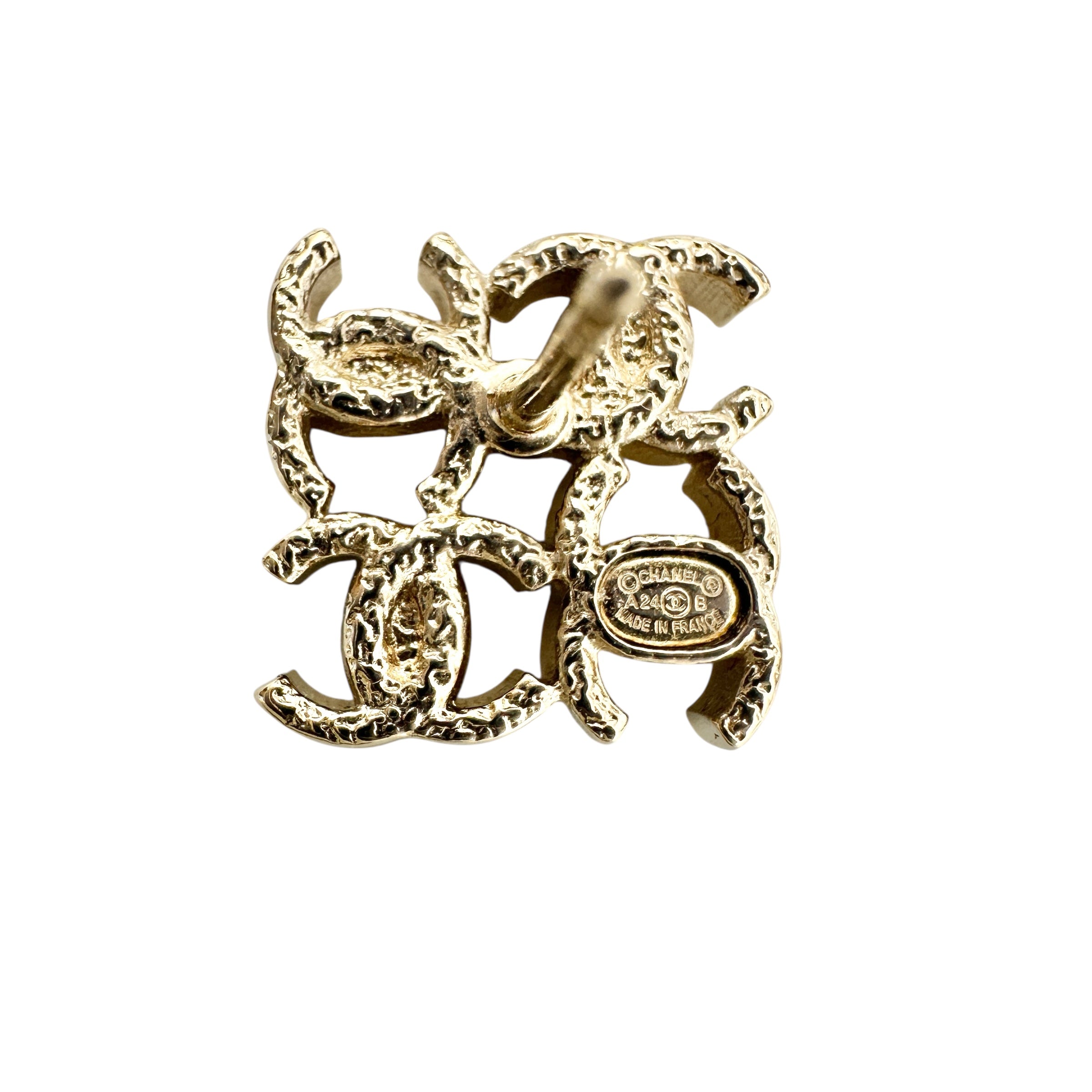 CHANEL シャネル A24B ABE270 ココ ピアス