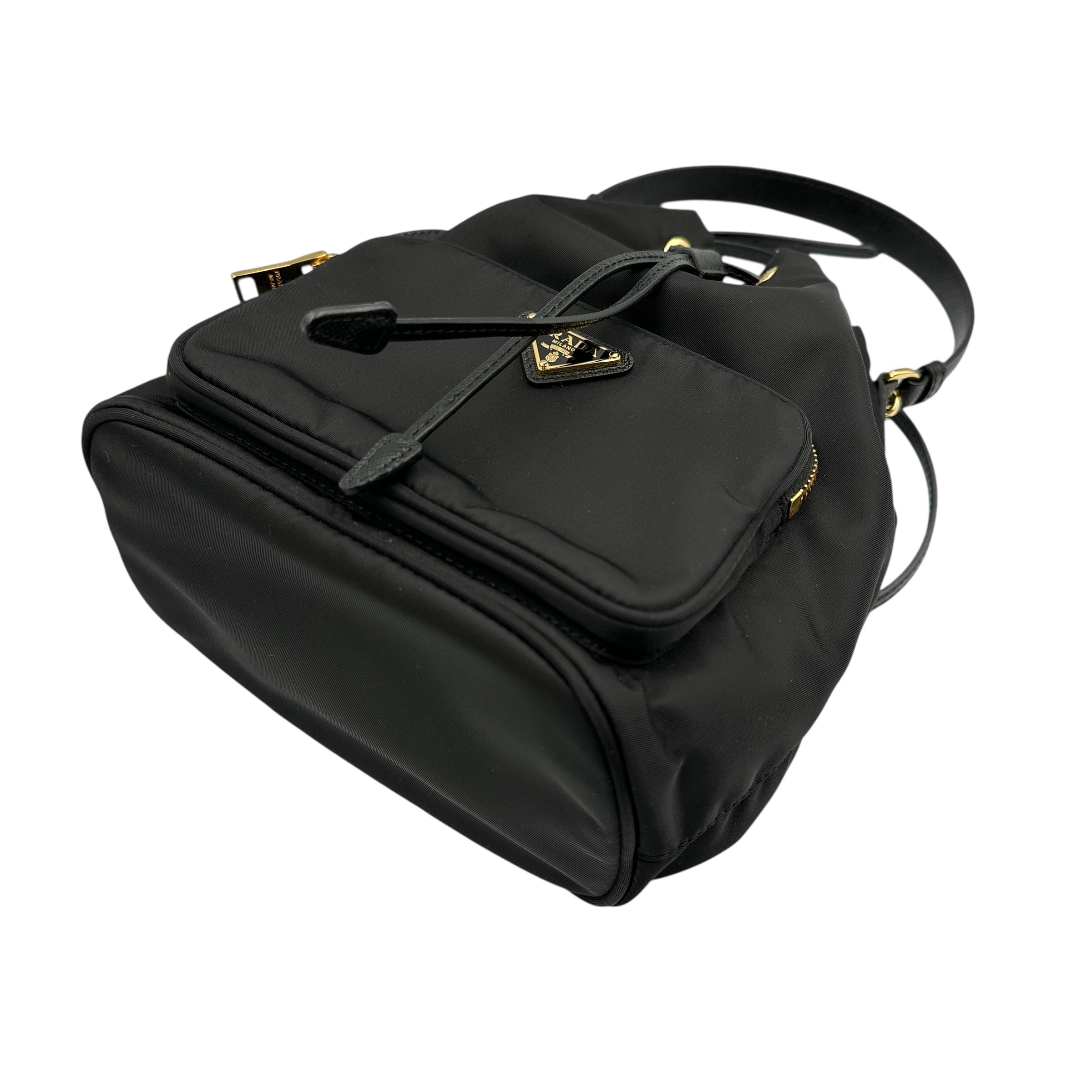 PRADA プラダ 1BH038 デュエット 巾着 2WAYバッグ