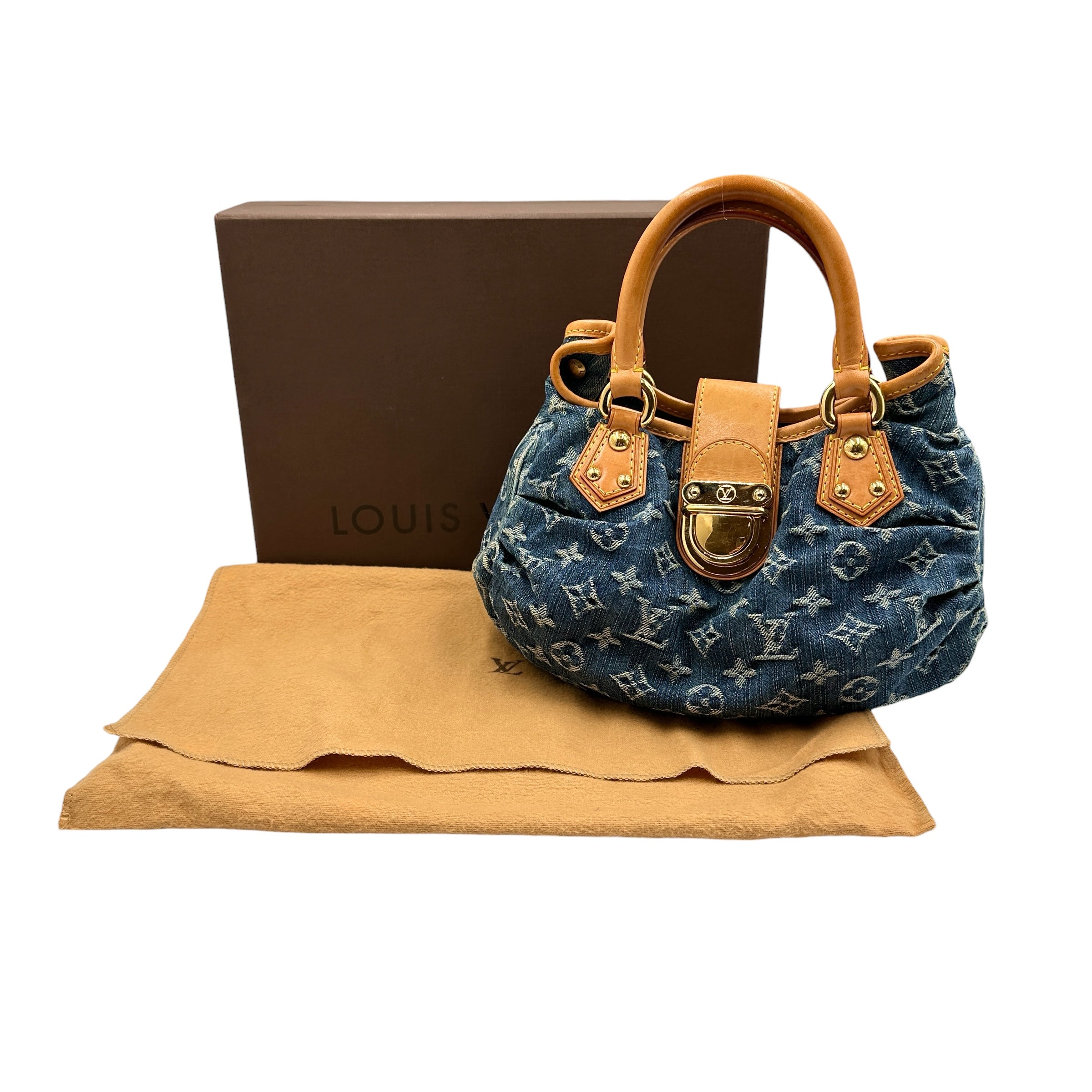LOUIS VUITTON ルイ・ヴィトン モノグラムデニム M95020 プリーティ