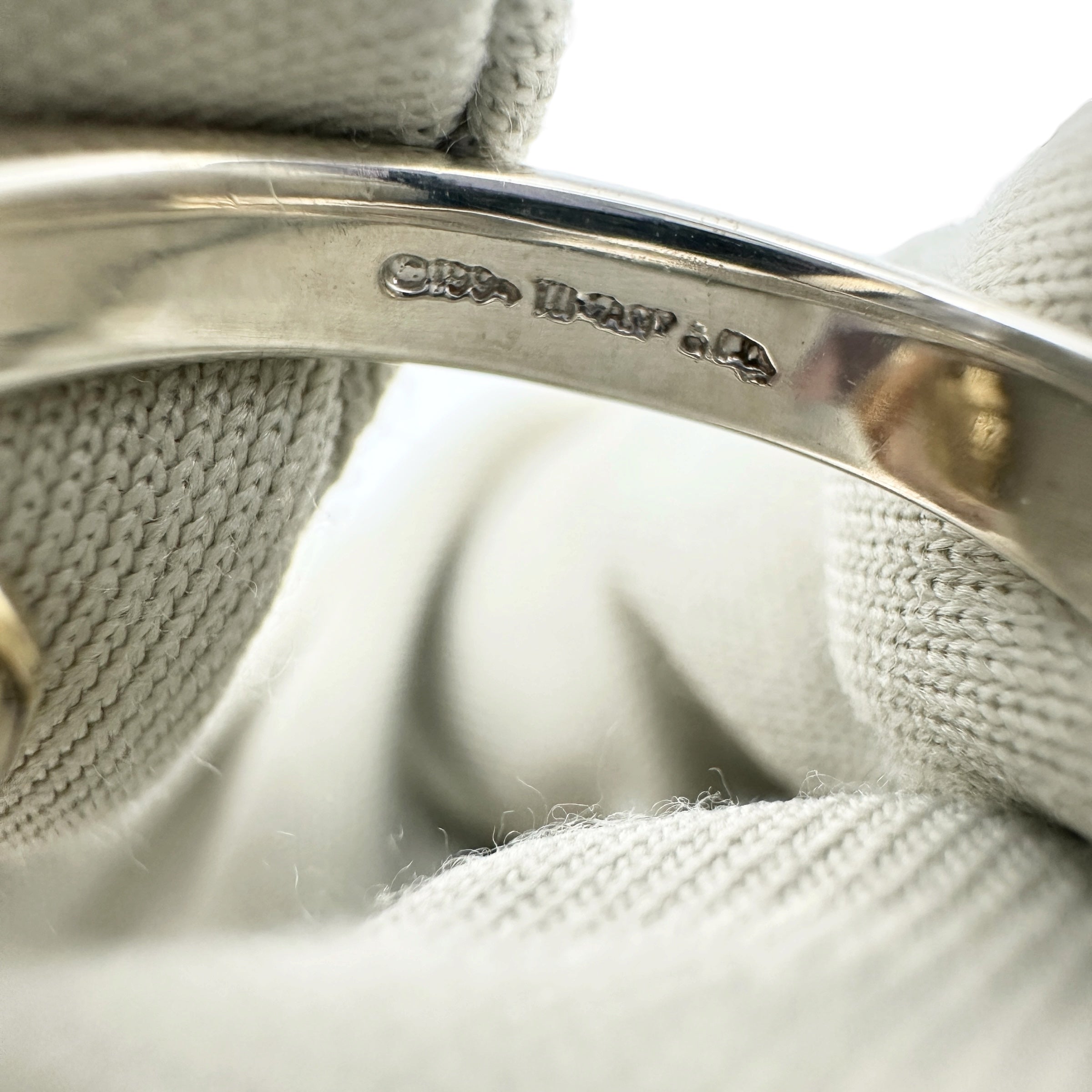 TIFFANY & Co. ティファニー ハートロックリング SV925×K18YG
