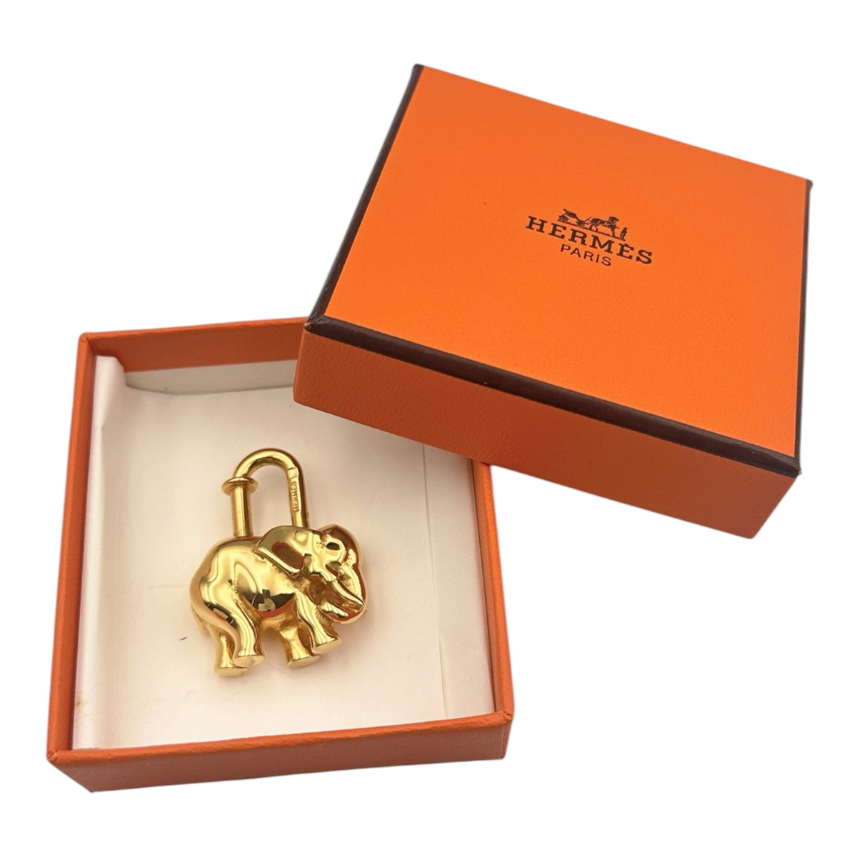 HERMES エルメス カデナ エレファント 1997年限定 ゴールド