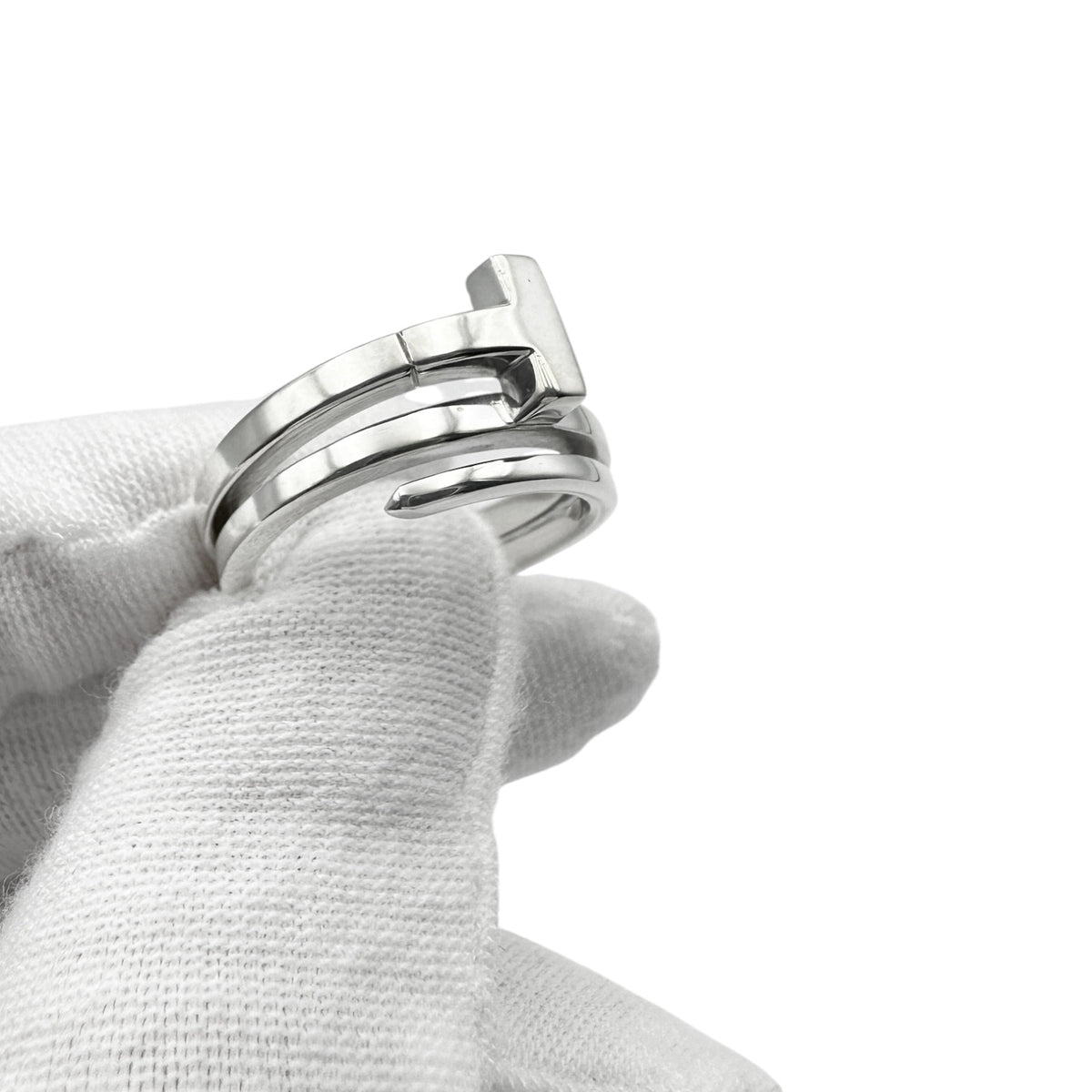 TIFFANY & Co. ティファニー Tスクエアラップ リング SV925